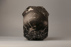 Nero Portoro Marble Sculptural Vase