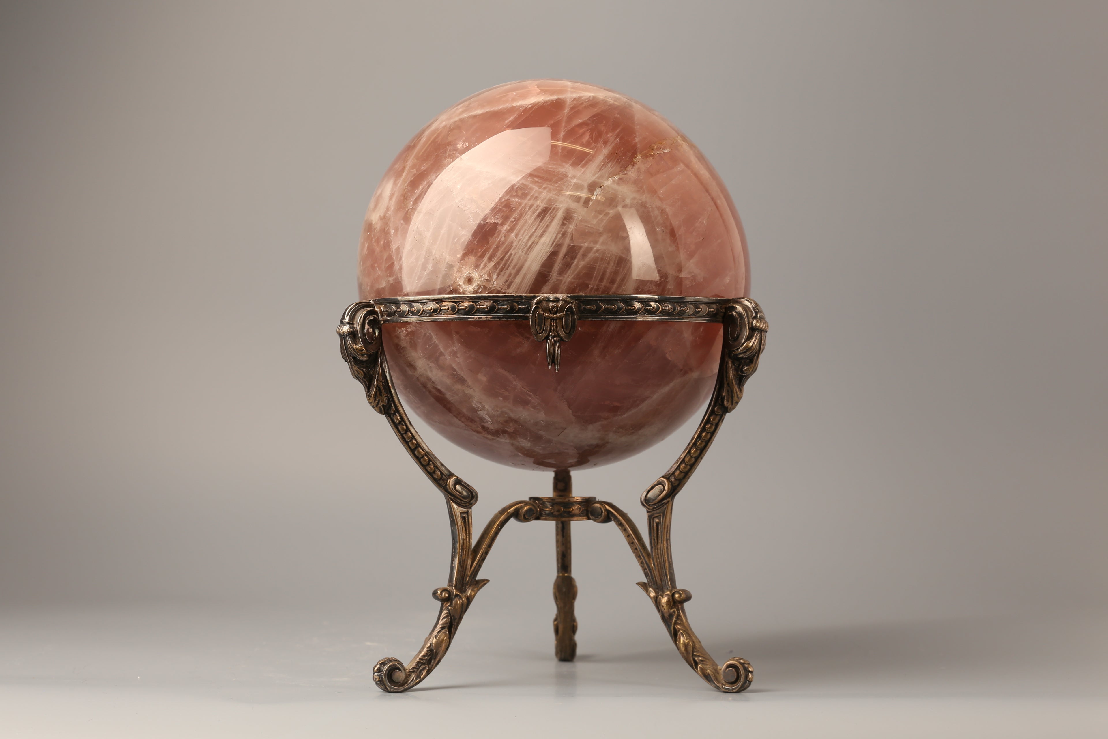 Rose Quartz crystal sphere