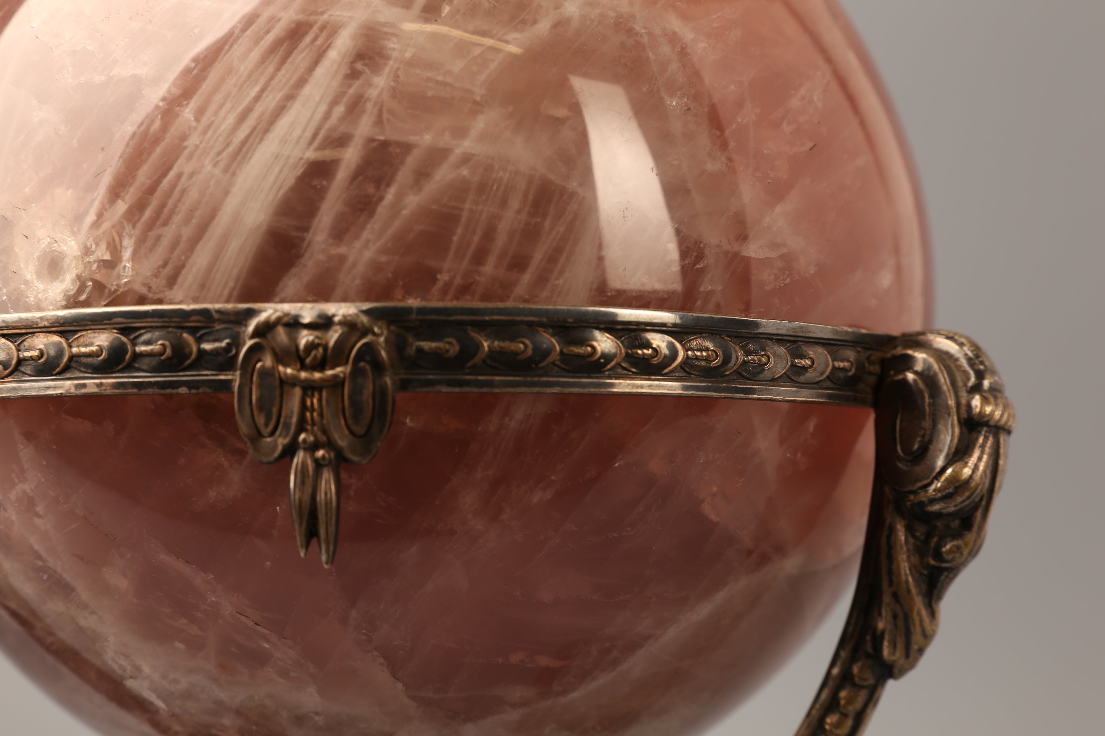 Rose Quartz crystal sphere