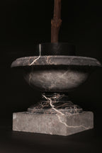 Hand-crafted Marble Planter Base or Decorative Urn